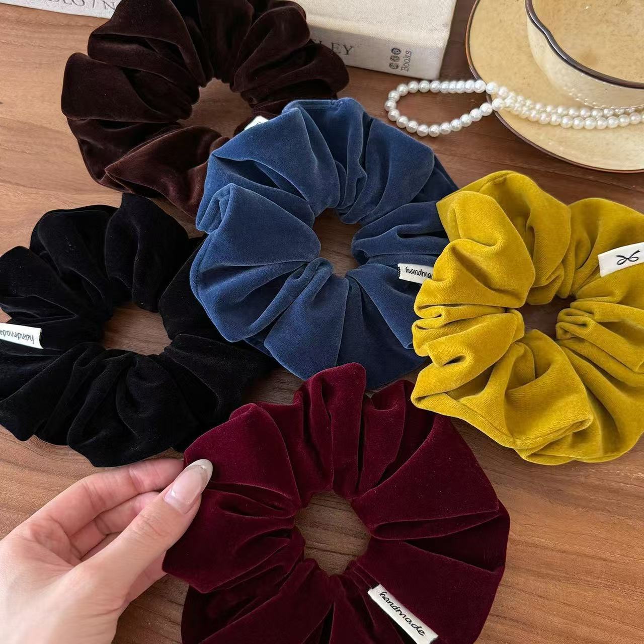 Elástico de cabelo de veludo m - Travel Accessories Aesthetic avaliação e preço
