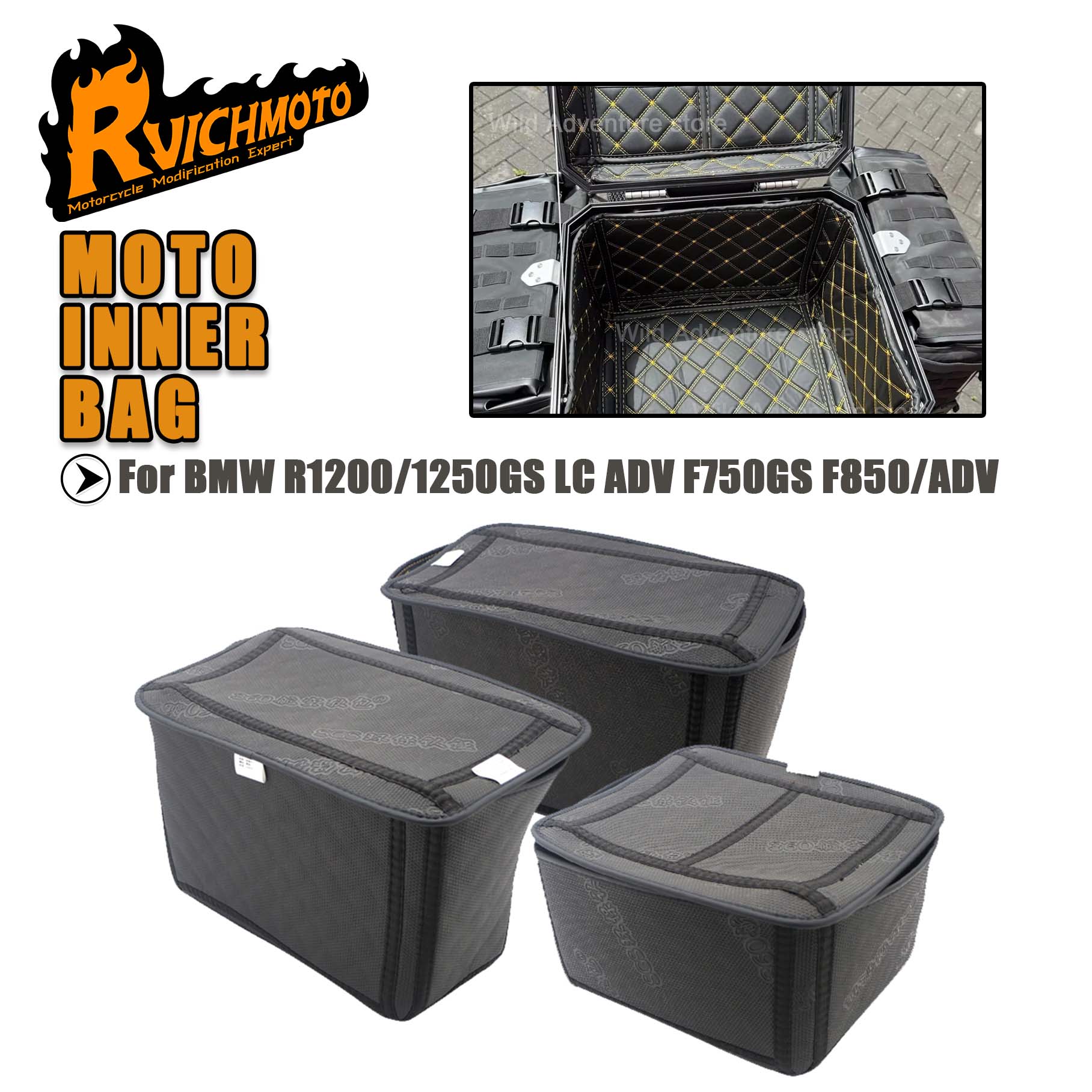  Alforjes para motocicleta, f - Luggage Cover Protector avaliação e preço