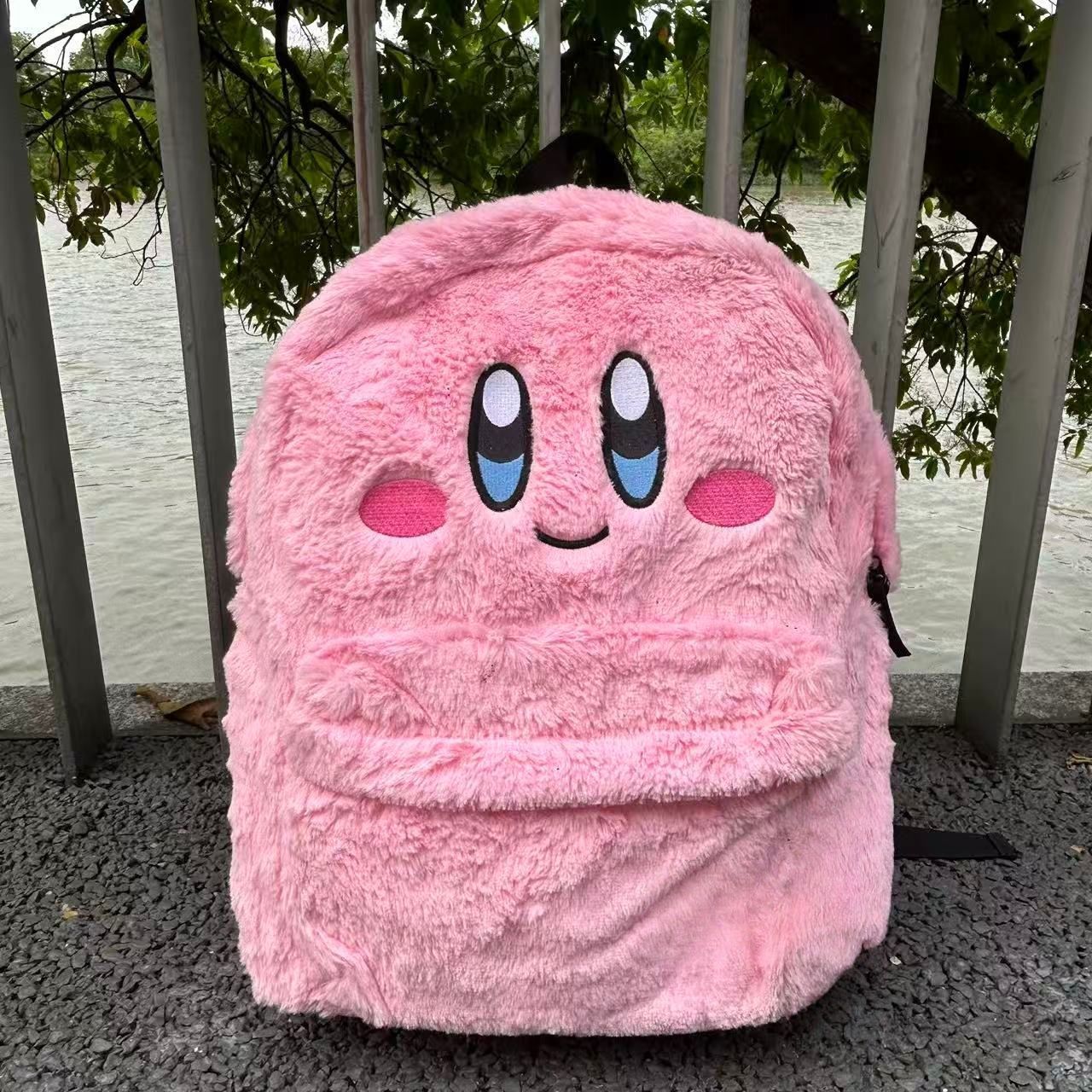 Mochila de pelúcia Kawaii Kirb - Travel Accessories As Gifts avaliação e preço