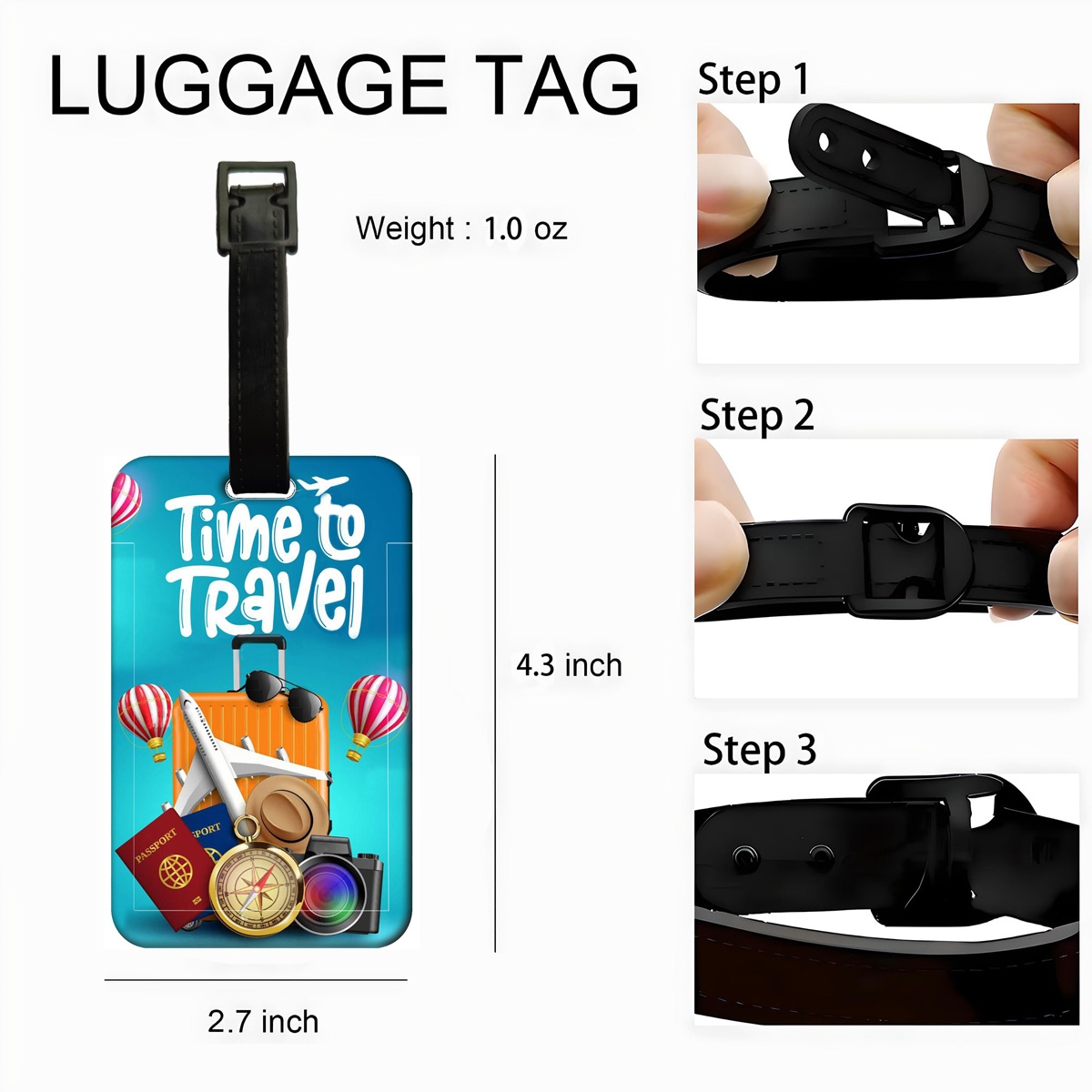 Etiqueta de Bagagem Estilo Via - Travel Accessories Aesthetic avaliação e preço